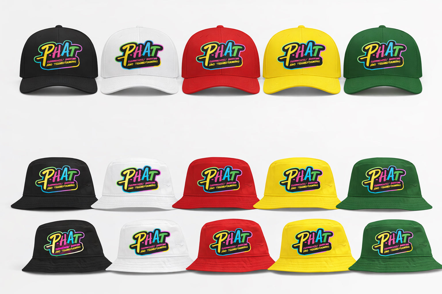 PHAT Signature Logo Dad Hat – Embroidered Baseball Cap