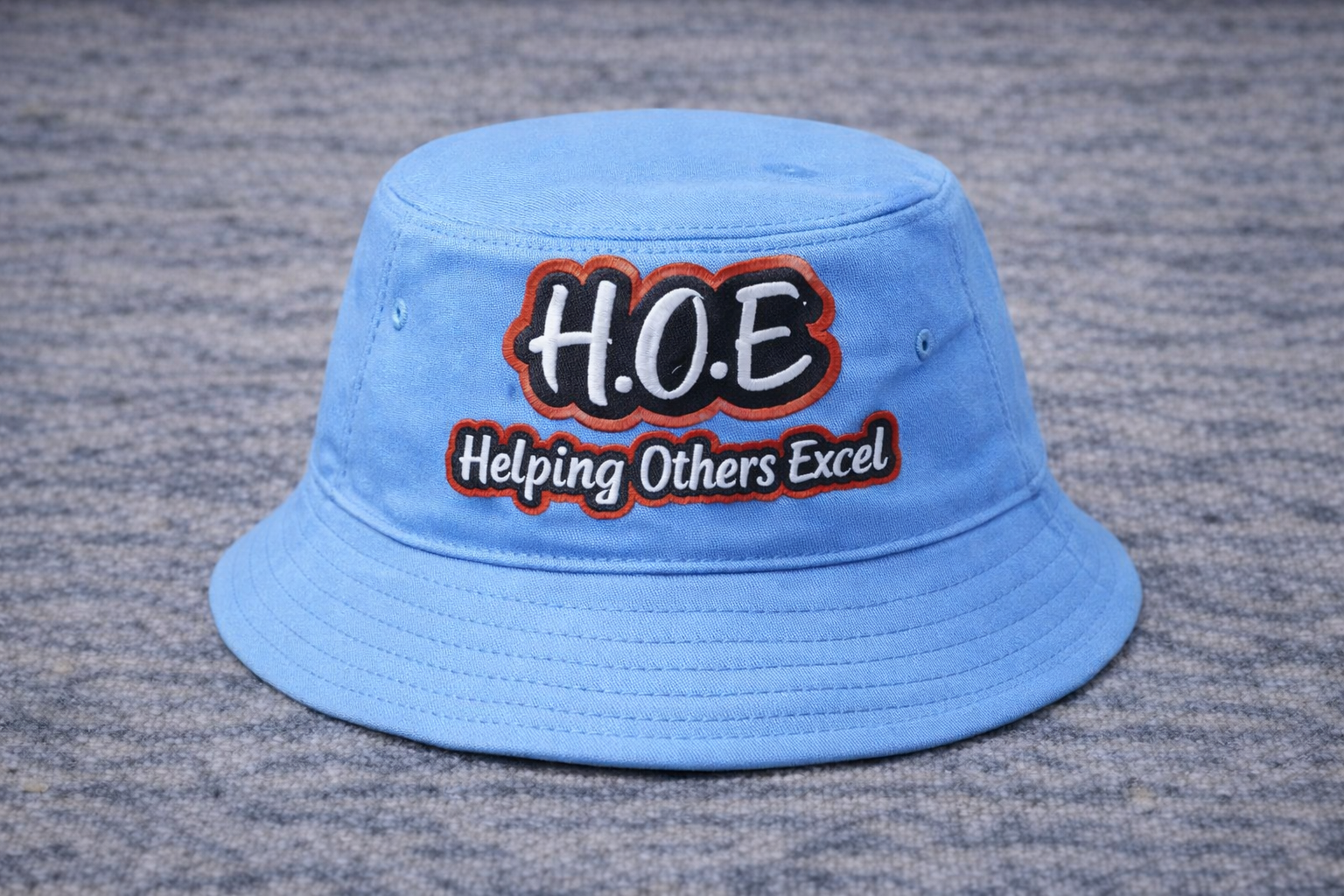 H.O.E Helping Others Excel Bucket Hat Unisex Motivational Streetwear Cap