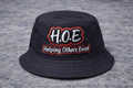 H.O.E Helping Others Excel Bucket Hat Unisex Motivational Streetwear Cap