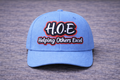 H.O.E Helping Others Excel Purple Baseball Cap Unisex Motivational Snapback