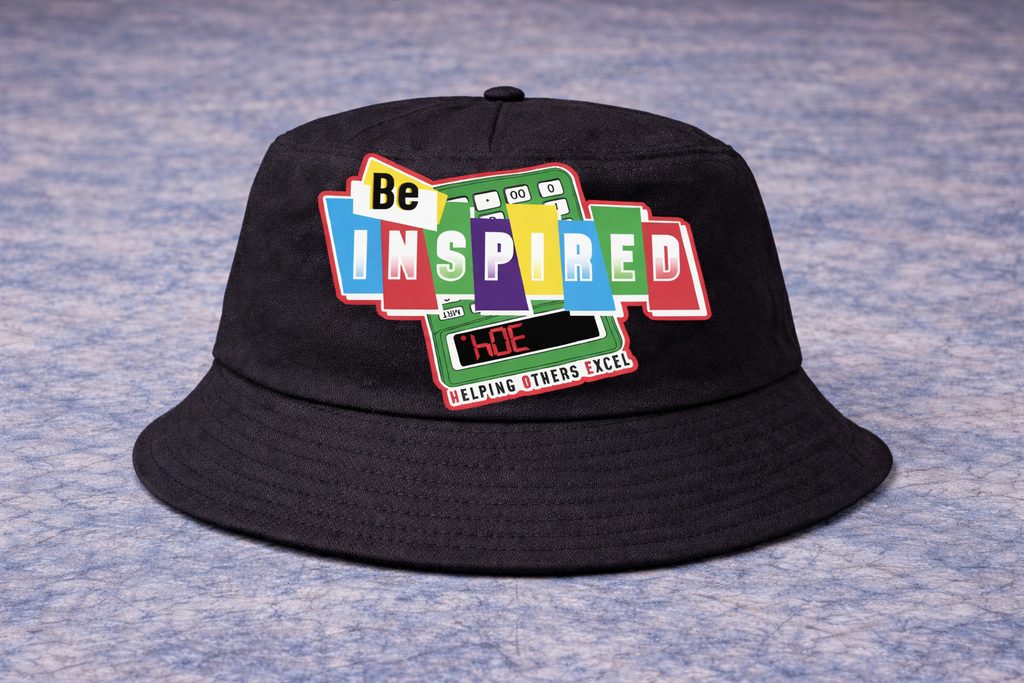 Be Inspired HOE Helping Others Excel Bucket Hat